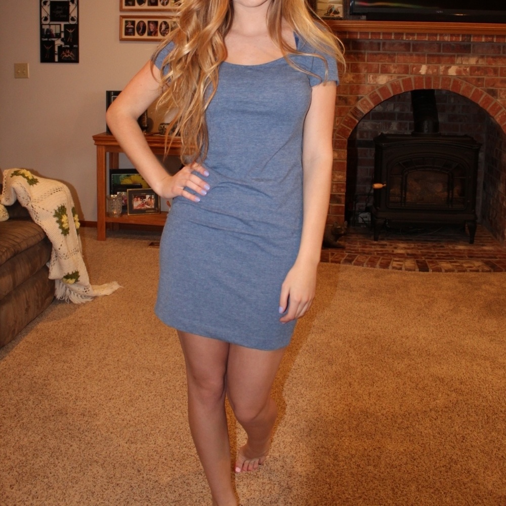 Blue H&M Bodycon Dress